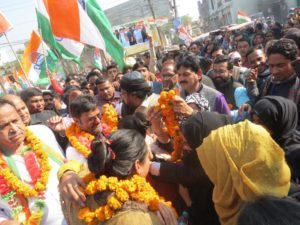 Congress Bharat Jodo Yatra Swagat - Dr Siraj Uddin Hashmi Amroha Hashmi girls Degree College