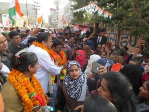Congress Bharat Jodo Yatra Swagat - Dr Siraj Uddin Hashmi Amroha Hashmi girls Degree College