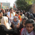 Congress Bharat Jodo Yatra Swagat - Dr Siraj Uddin Hashmi Amroha Hashmi girls Degree College
