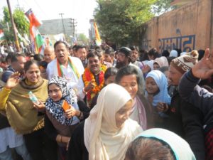 Congress Bharat Jodo Yatra Swagat - Dr Siraj Uddin Hashmi Amroha Hashmi girls Degree College